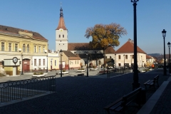 Plaza central en Brasov